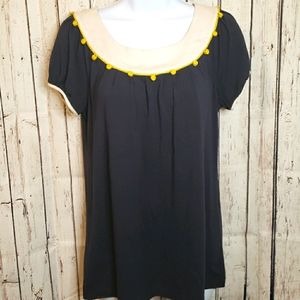 BCBG short sleeve blouse top size small